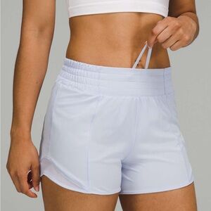 Lululemon Hotty Hot High Rise Shorts Size 6 4 inch in Pastel Blue